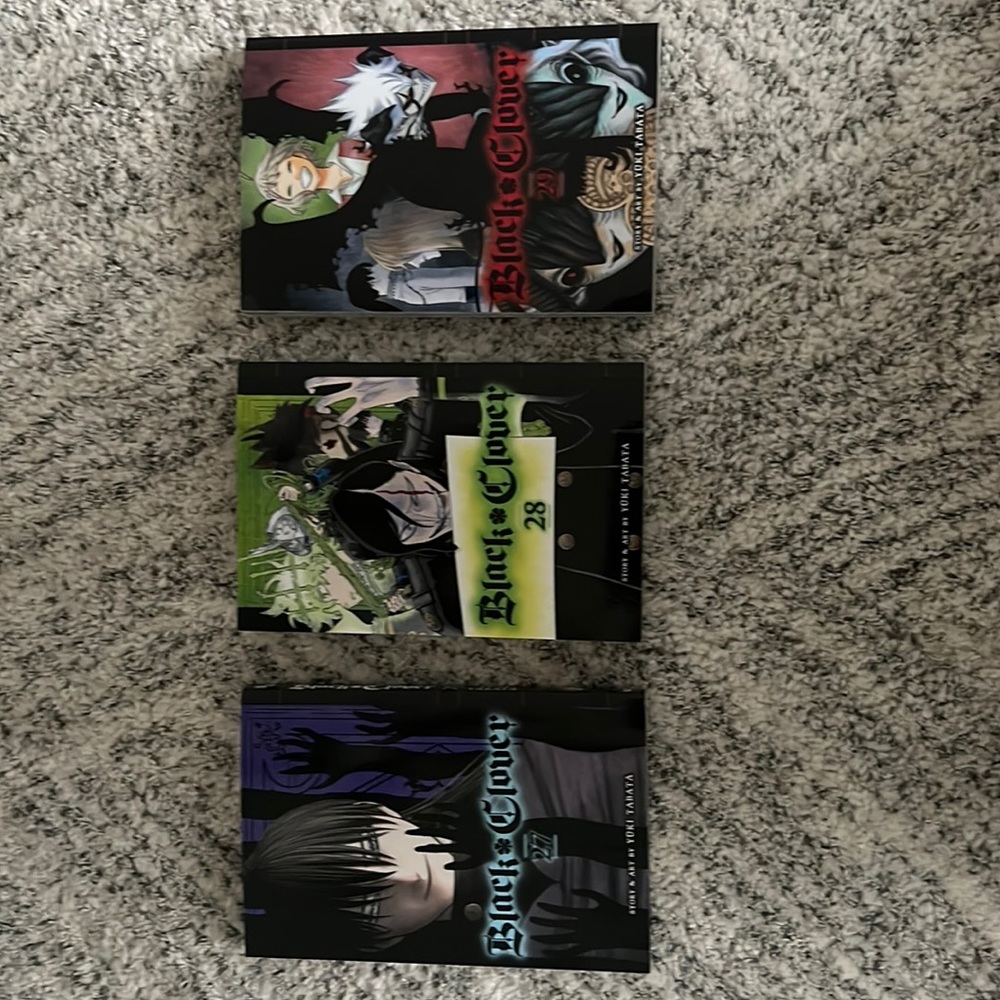 Black Clover Manga Vols. 27-29